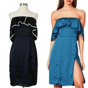 NWOT Lovers + Friends Revolve "Spade" Off Shoulder Midi Dress Sz. S